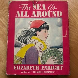 RARE VTG 1940 CHILDREN’S BOOK “THE SEA IS ALL AROUND US” BY ELIZABETH EN…